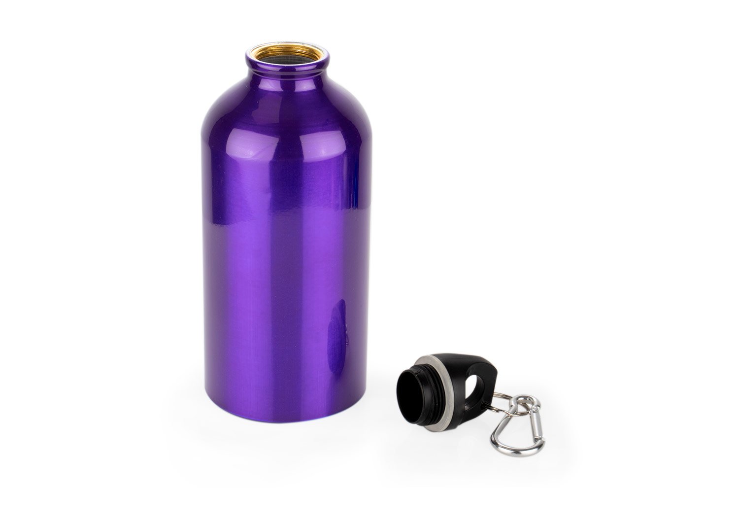 Botella en Aluminio Miles 550ml - Con Gancho Carabinero