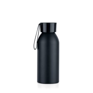 Botella Aluminio Odette 500ml Tapa Translúcida con Correa
