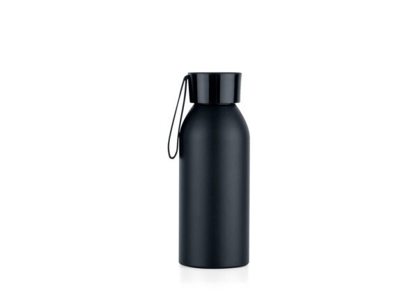 Botella Aluminio Odette 500ml Tapa Translúcida con Correa