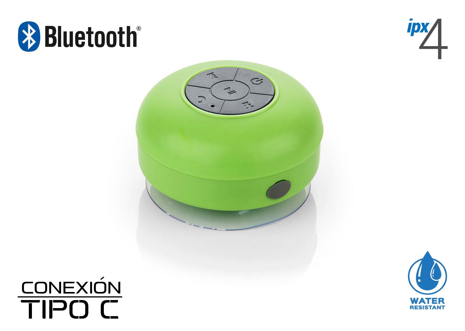 Altavoz Bluetooth Aqua Económico con Ventosa - foto 4 - Comprando Ágil Colombia