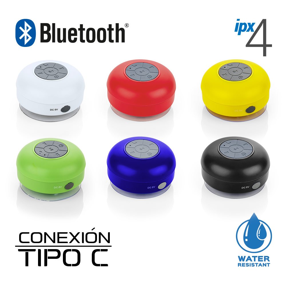 Altavoz Bluetooth Aqua Económico con Ventosa - foto 6 - Comprando Ágil Colombia
