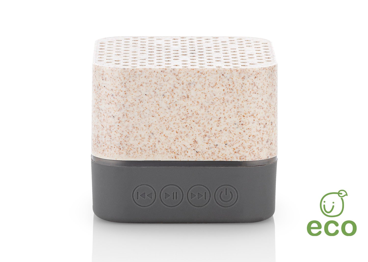 Altavoz Cream Bluetooth en Fibra de Trigo con Luces LED - foto 2 - Comprando Ágil Colombia