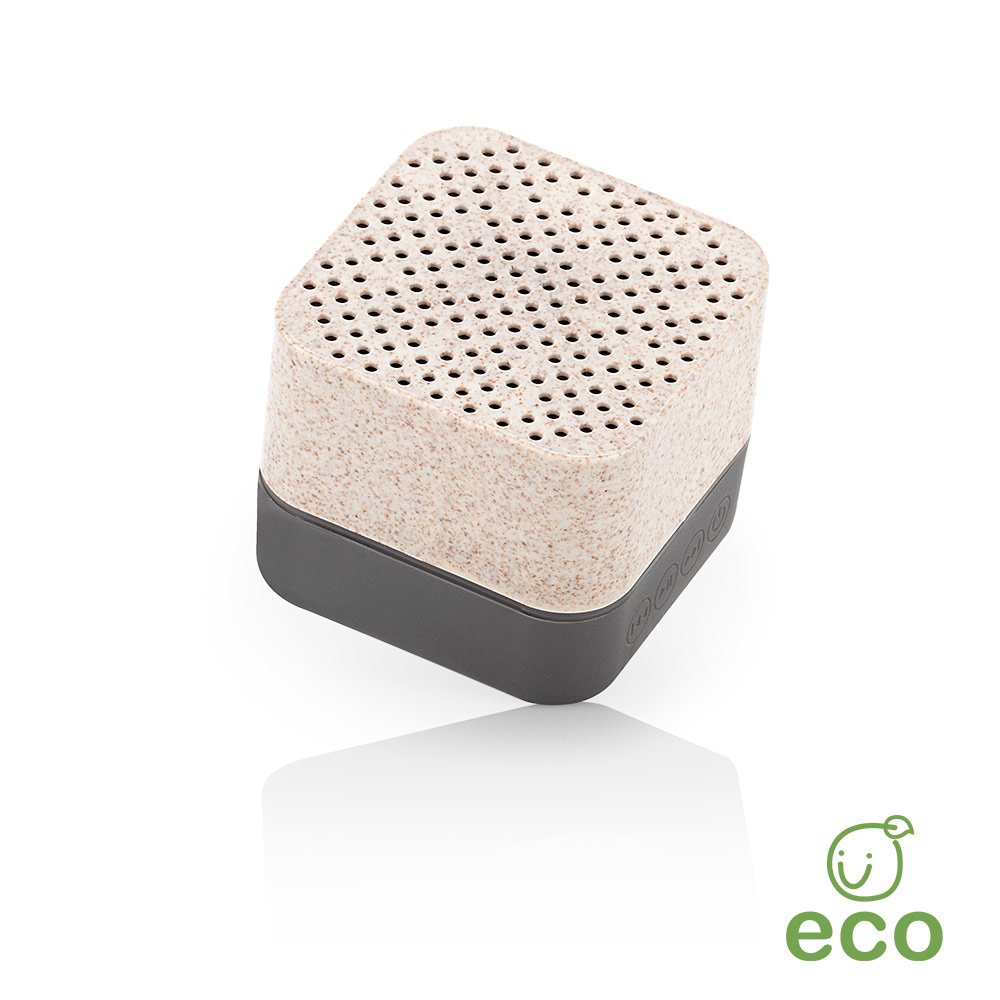 Altavoz Cream Bluetooth en Fibra de Trigo con Luces LED - foto 3 - Comprando Ágil Colombia