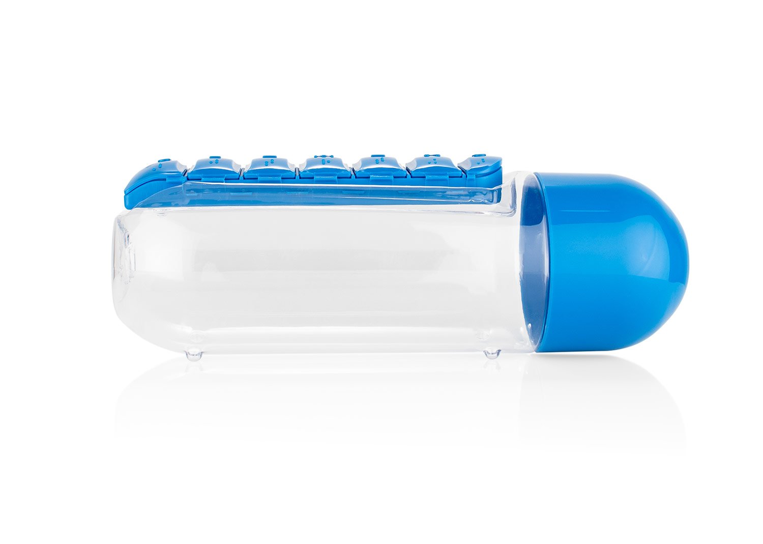 Botella con Pastillero Albus 750ml - Organizador Semanal