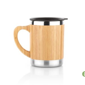 Mug Bambú 300ml - Térmico Ecológico con Agarradera
