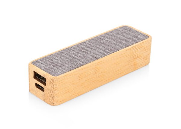 Power Bank Loader 2.200 mAh de Bambú Ecológico - foto 1 - Comprando Ágil Colombia