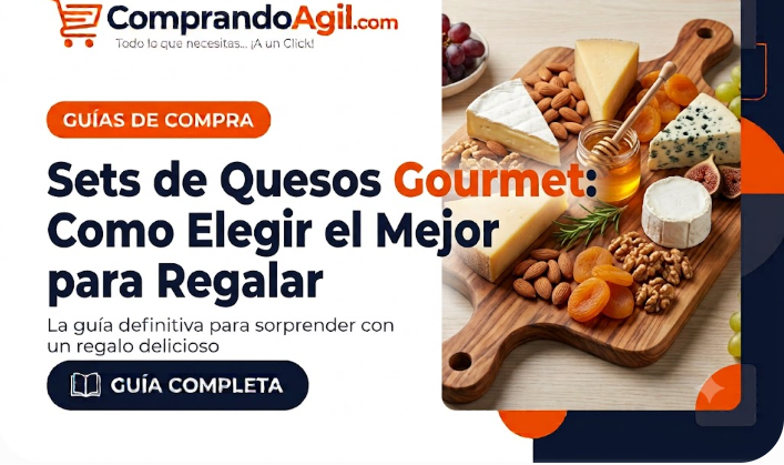 Tabla de quesos gourmet variados con frutos secos y miel para regalar - guía ComprandoAgil