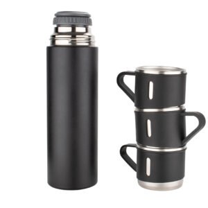 Termo en Acero Marine 500ml - Set con 2 Tazas de Regalo - foto 1 - Comprando Ágil Colombia