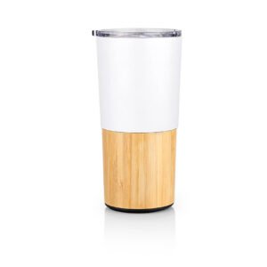 Vaso Bambú Mix 550ml - Térmico Doble Pared con Bambú - foto 1 - Comprando Ágil Colombia