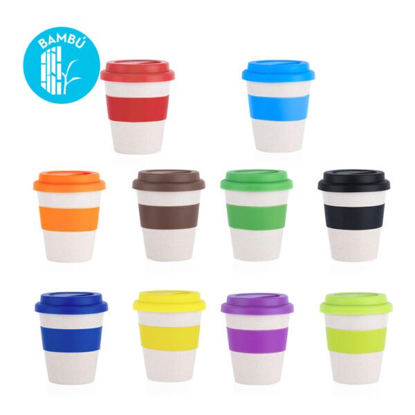Vaso Reutilizable de Bambú II 350 ml