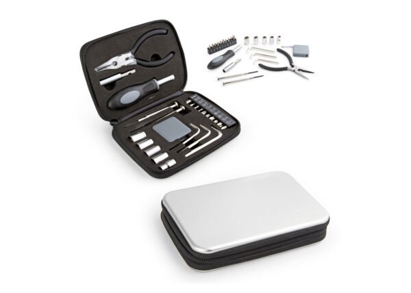 Set de Herramientas Silver en Estuche Metálico