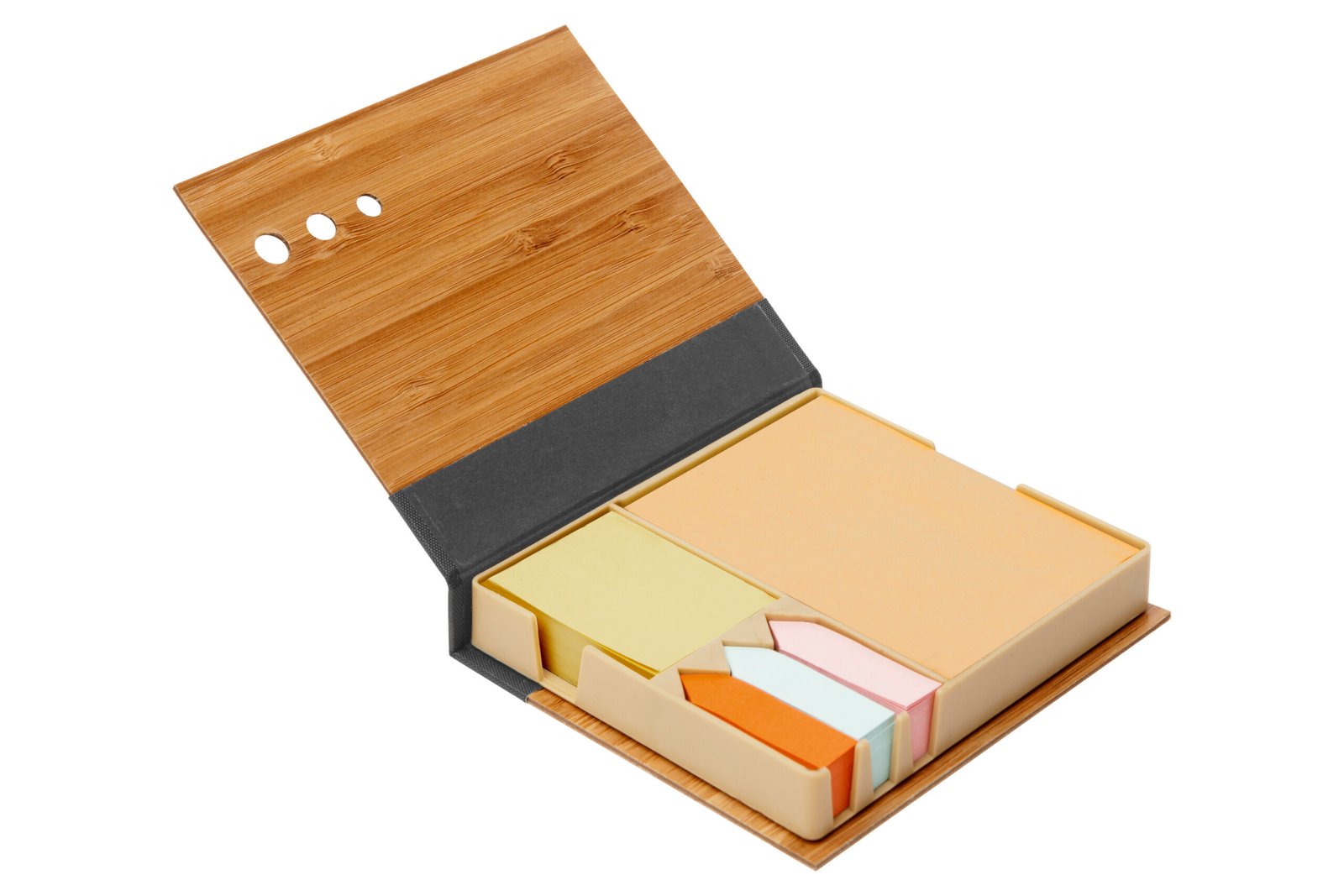 Set de Notas Adhesivas en Estuche de Bambú Luro