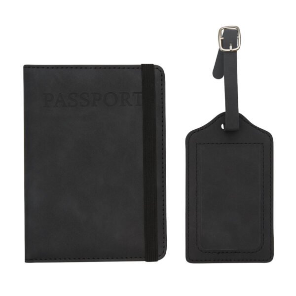 Set de Viaje Volare Porta Pasaporte y Etiqueta